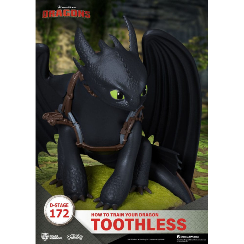 Beast Kingdom Cómo entrenar a su Dragon - Toothless- D-Stage
