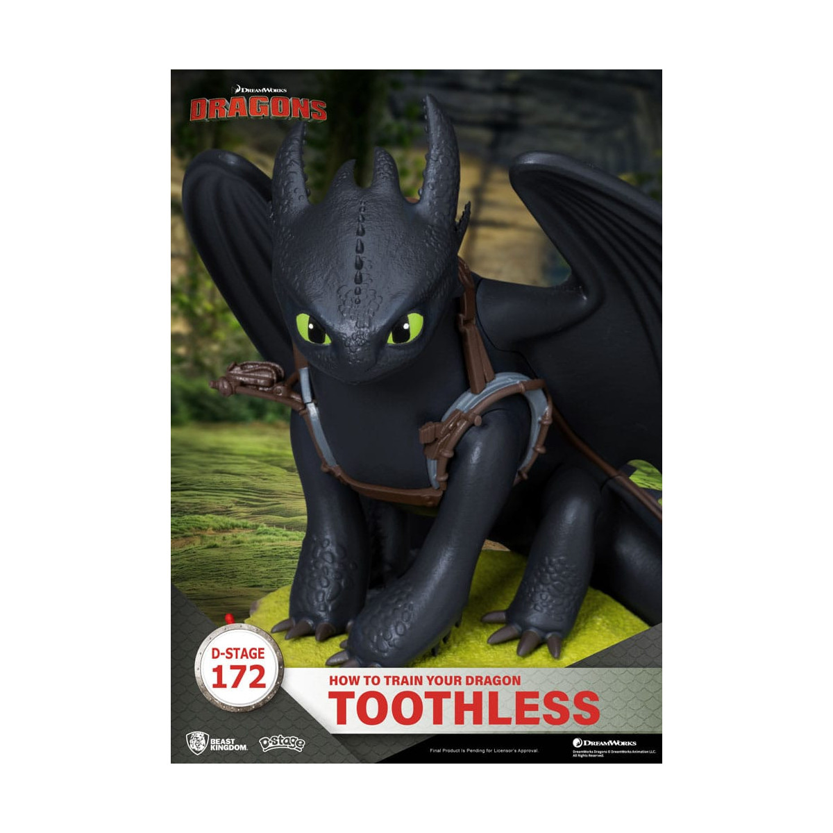 Beast Kingdom Cómo entrenar a su Dragon - Toothless- D-Stage