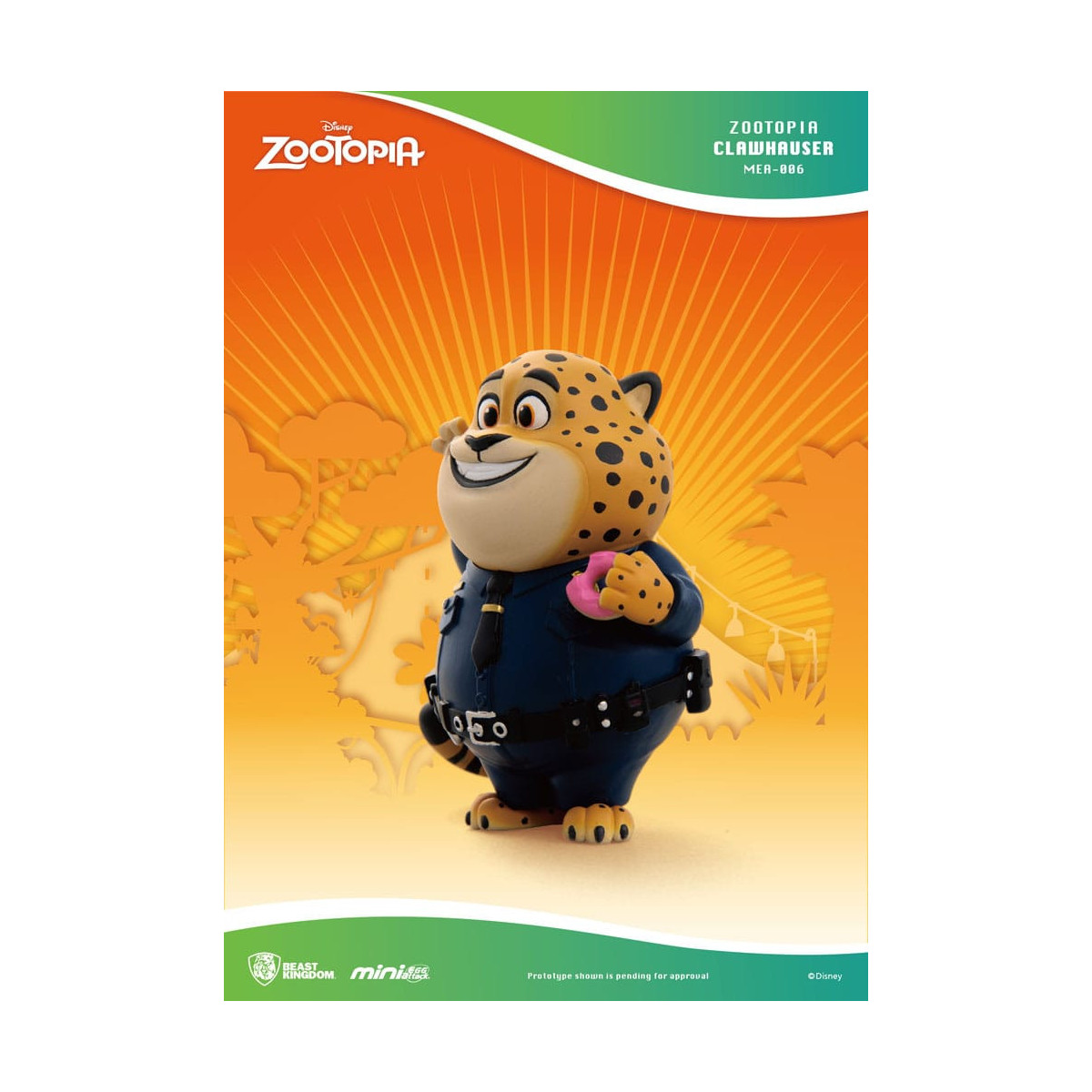 Beast Kingdom - Mini Egg Attack - Zootopia - Zootopie - set de 6 minifiguras