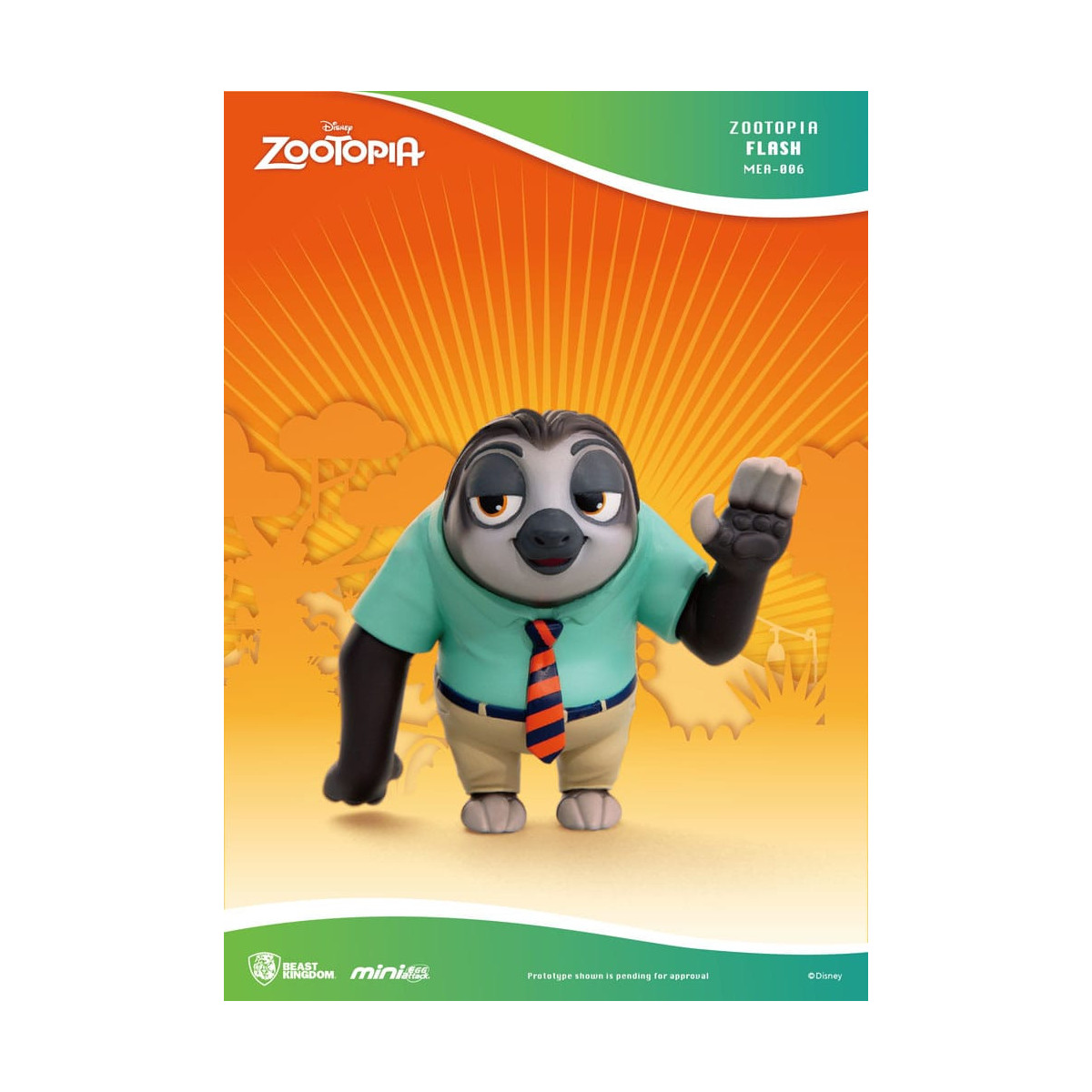 Beast Kingdom - Mini Egg Attack - Zootopia - Zootopie - set de 6 minifiguras