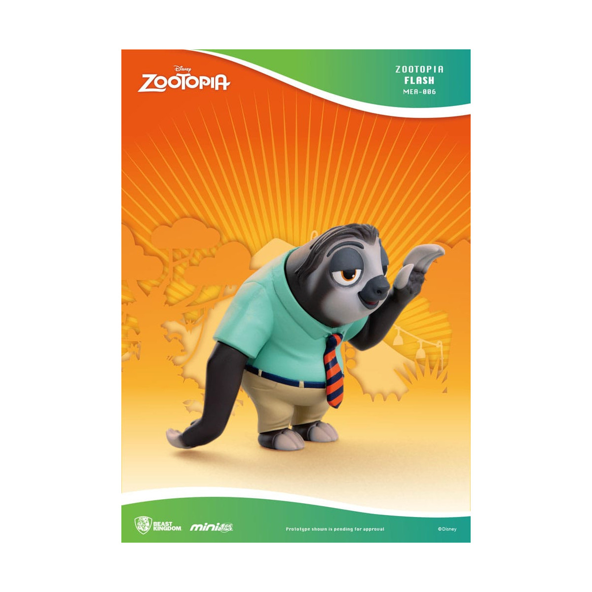 Beast Kingdom - Mini Egg Attack - Zootopia - Zootopie - set de 6 minifiguras