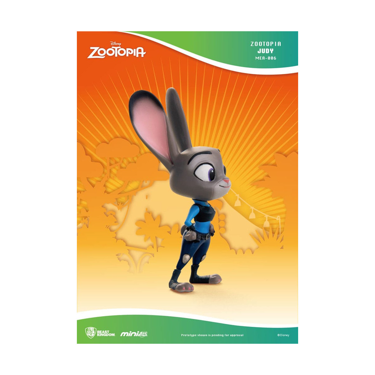 Beast Kingdom - Mini Egg Attack - Zootopia - Zootopie - set de 6 minifiguras