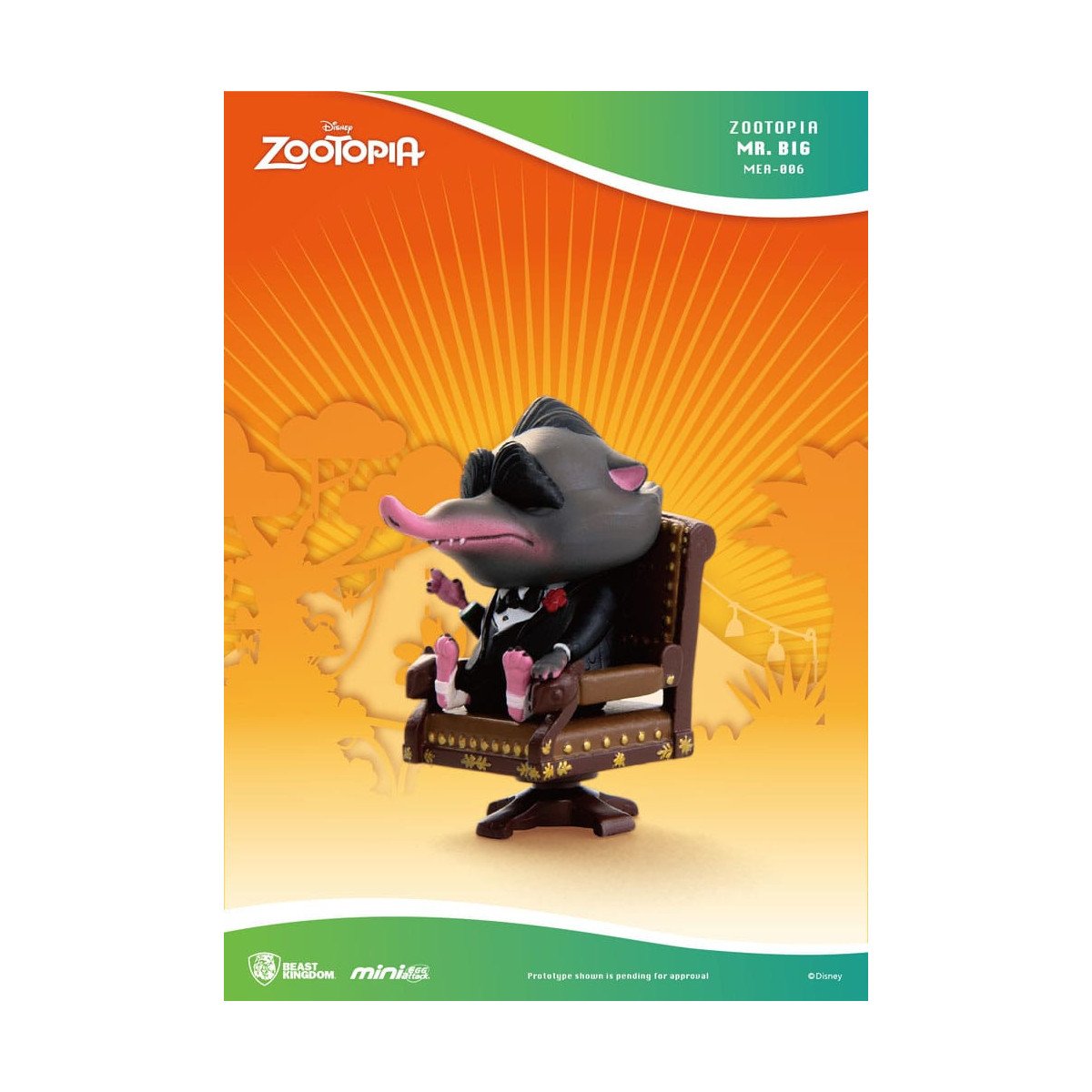 Beast Kingdom - Mini Egg Attack - Zootopia - Zootopie - set de 6 minifiguras