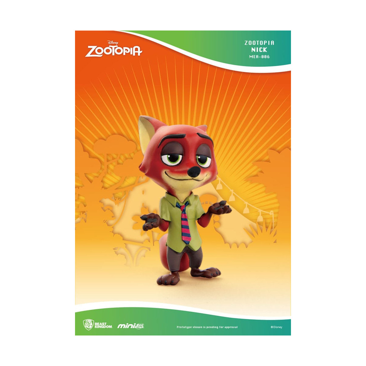 Beast Kingdom - Mini Egg Attack - Zootopia - Zootopie - set de 6 minifiguras