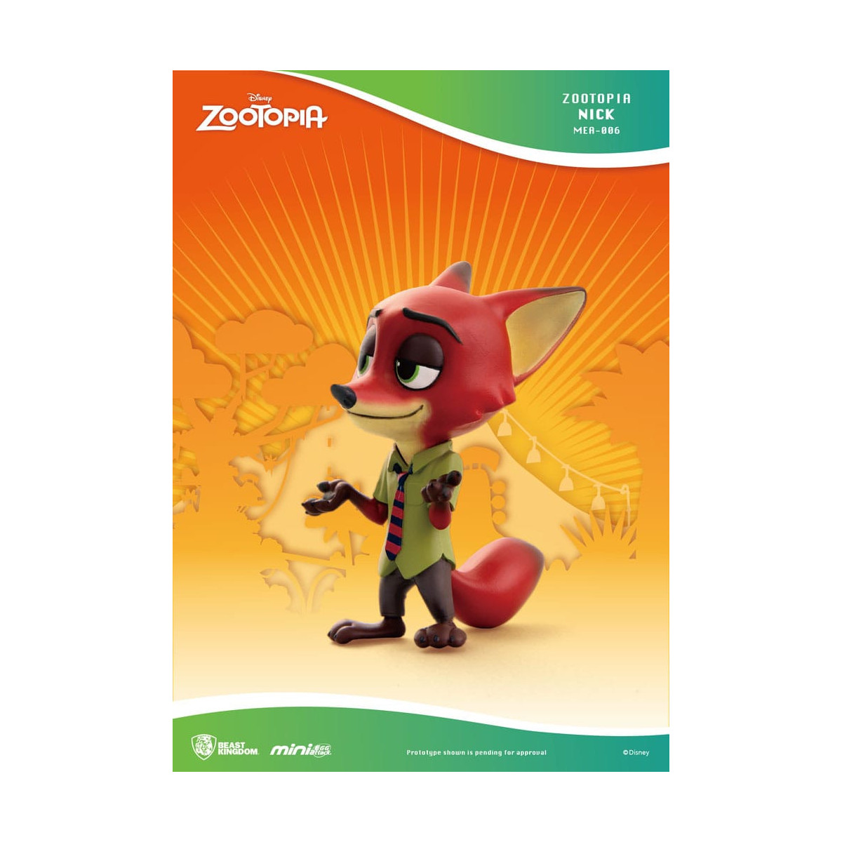 Beast Kingdom - Mini Egg Attack - Zootopia - Zootopie - set de 6 minifiguras