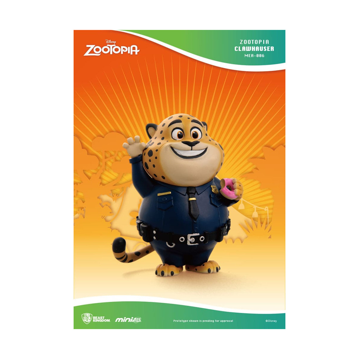 Beast Kingdom - Mini Egg Attack - Zootopia - Zootopie - set de 6 minifiguras