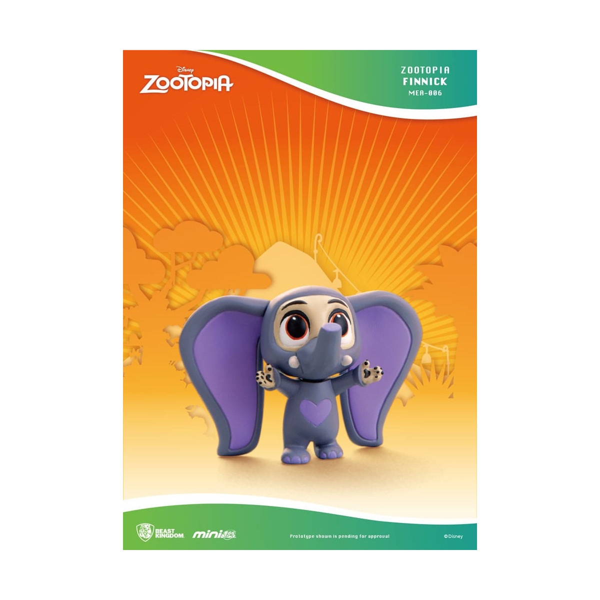 Beast Kingdom - Mini Egg Attack - Zootopia - Zootopie - set de 6 minifiguras
