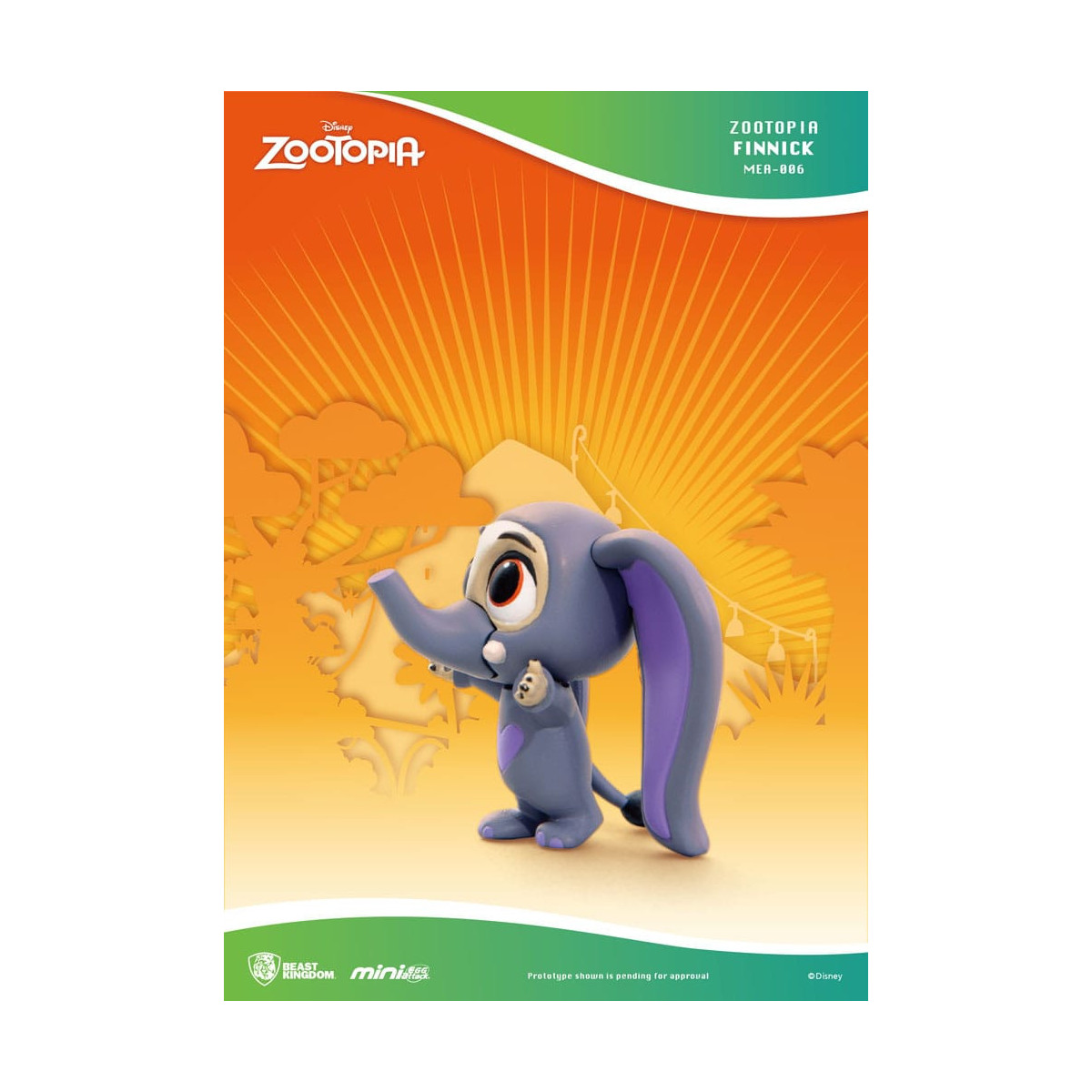 Beast Kingdom - Mini Egg Attack - Zootopia - Zootopie - set de 6 minifiguras