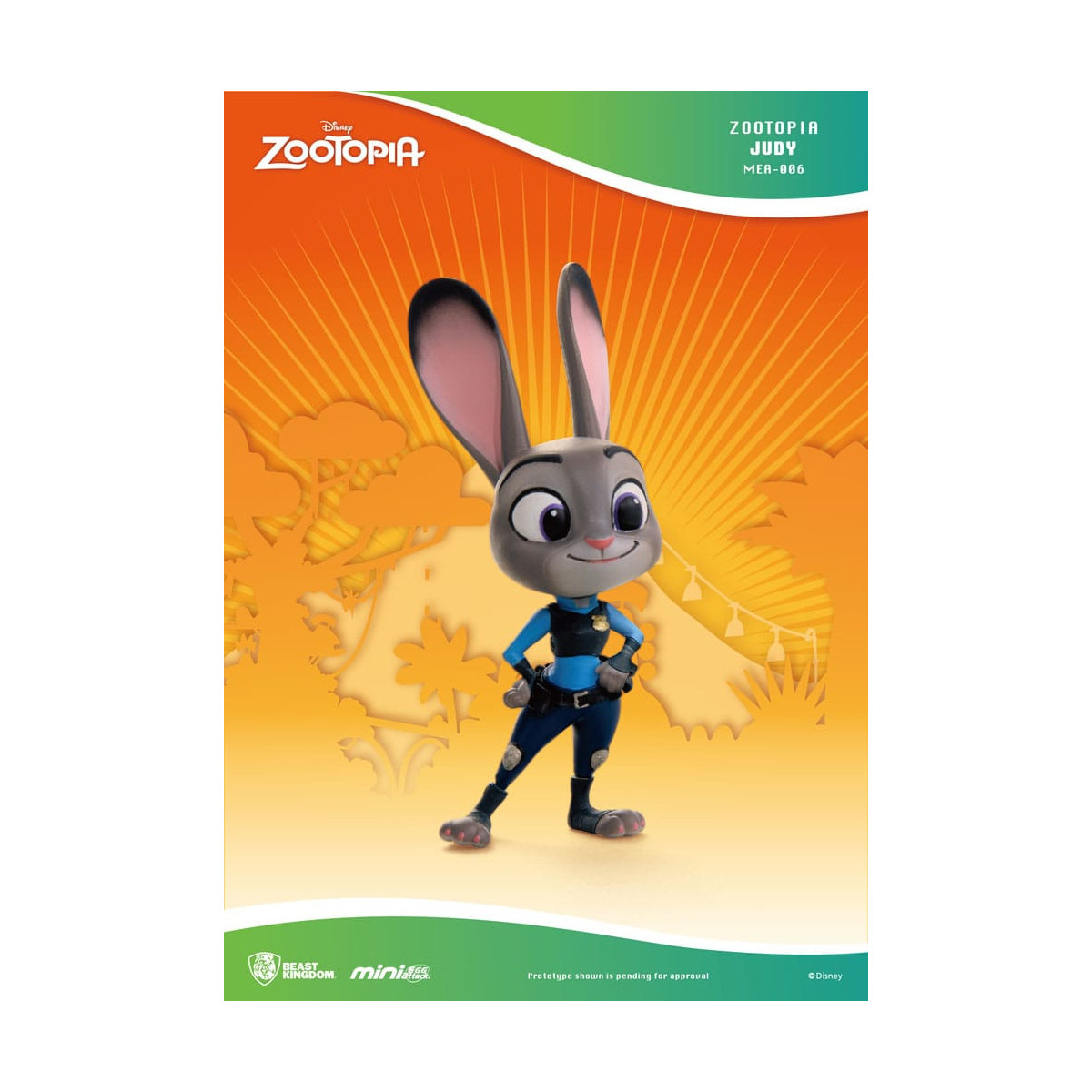 Beast Kingdom - Mini Egg Attack - Zootopia - Zootopie - set de 6 minifiguras
