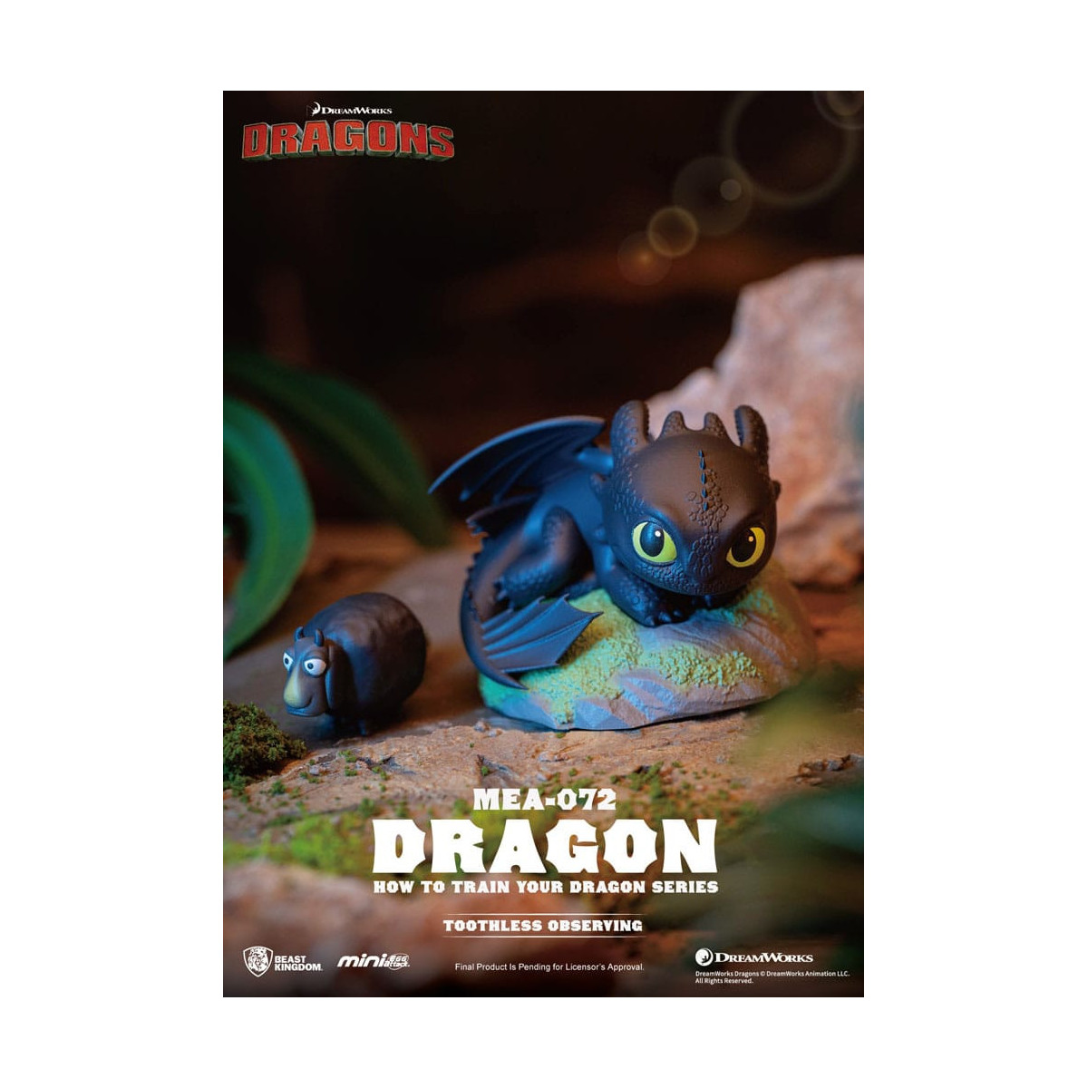 Beast Kingdom - Mini Egg Attack - Cómo entrenar a su Dragon - set de 6 miniaturas
