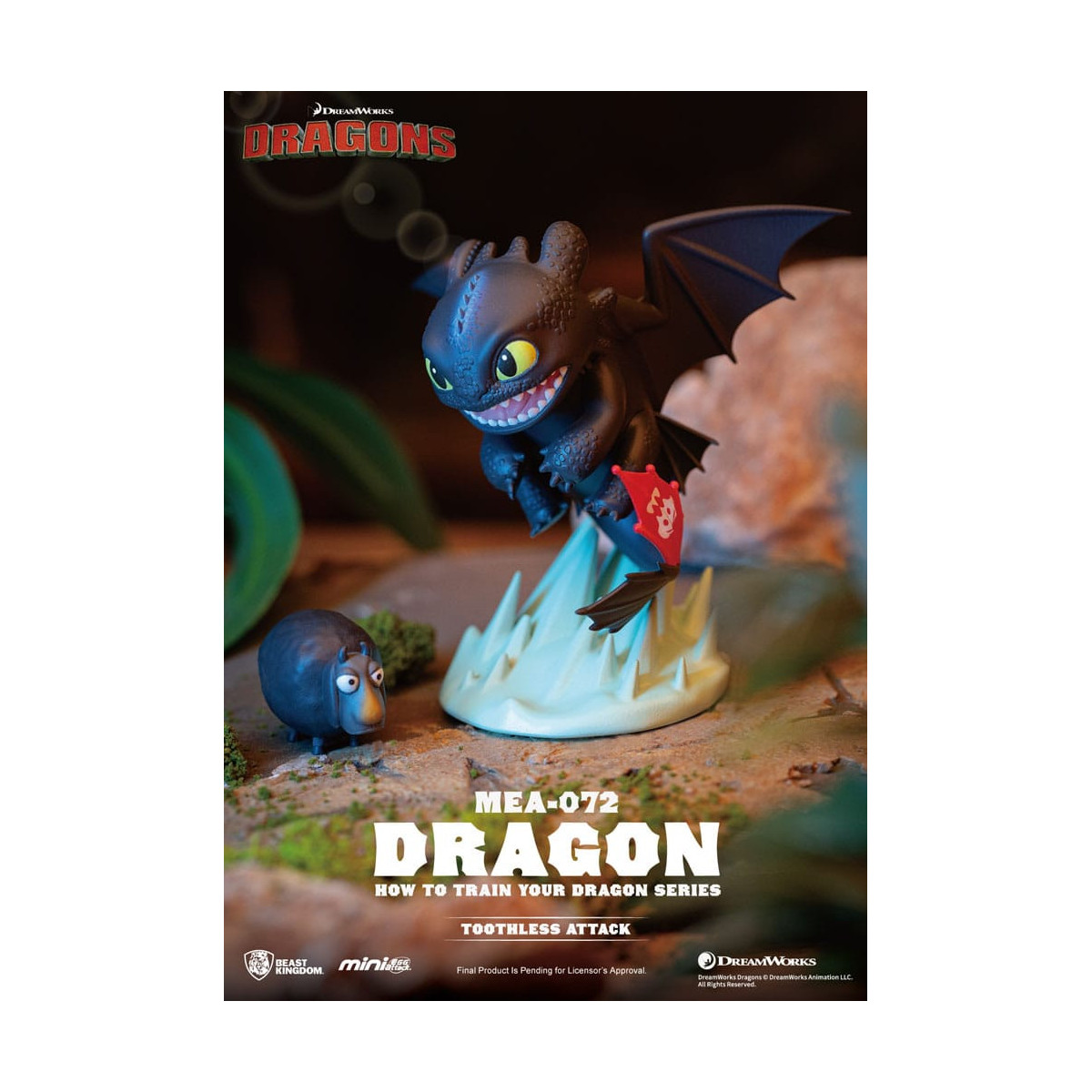 Beast Kingdom - Mini Egg Attack - Cómo entrenar a su Dragon - set de 6 miniaturas