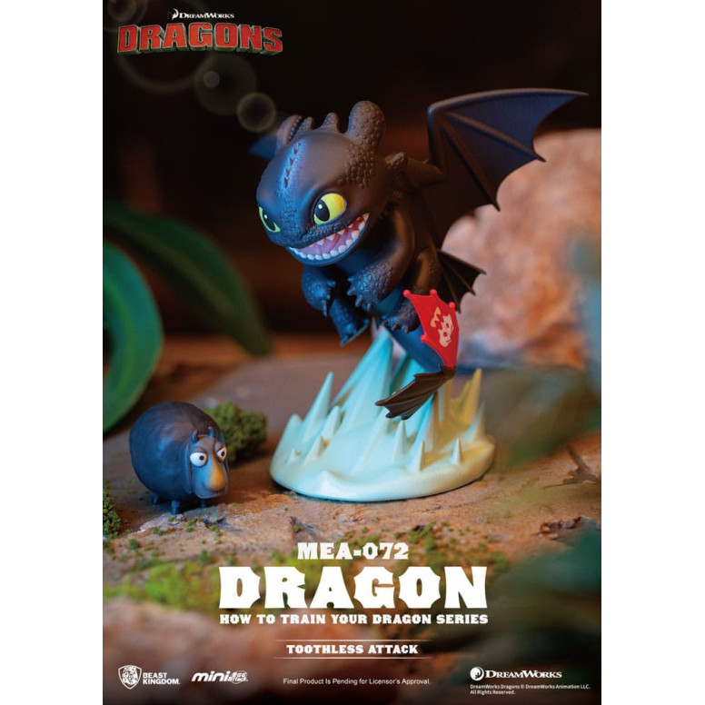 Beast Kingdom - Mini Egg Attack - Cómo entrenar a su Dragon - set de 6 miniaturas