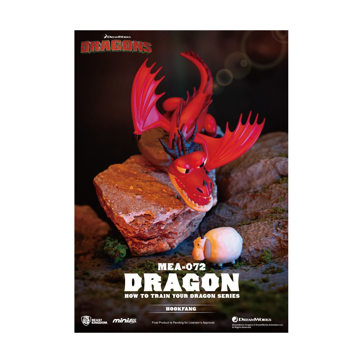 Beast Kingdom - Mini Egg Attack - Cómo entrenar a su Dragon - set de 6 miniaturas