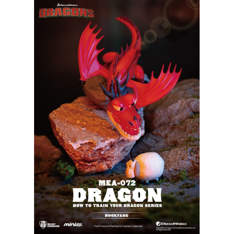 Beast Kingdom - Mini Egg Attack - Cómo entrenar a su Dragon - set de 6 miniaturas
