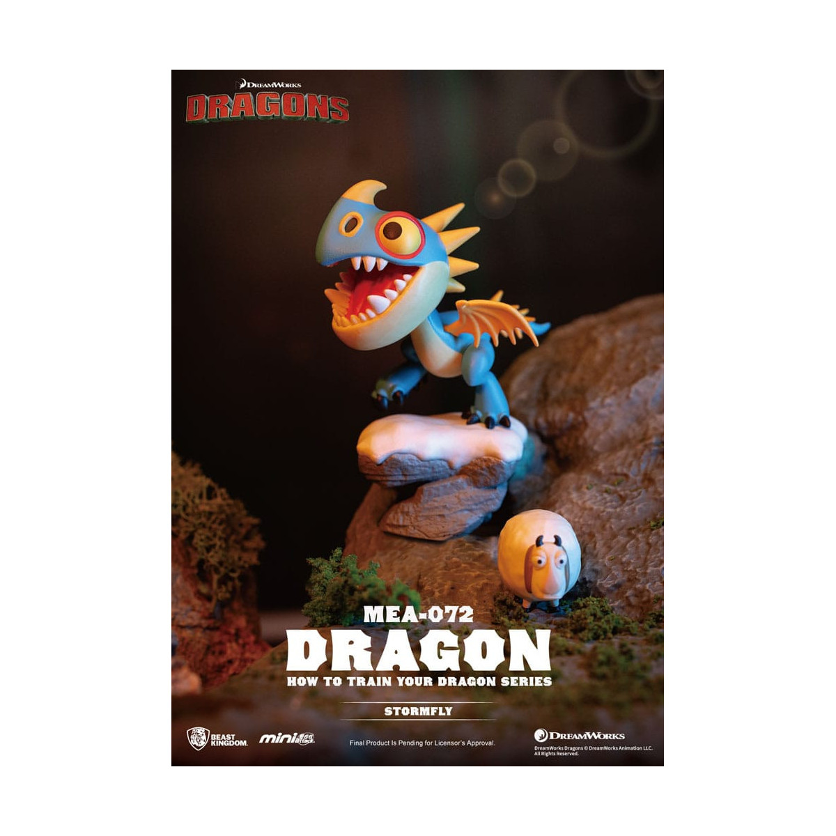 Beast Kingdom - Mini Egg Attack - Cómo entrenar a su Dragon - set de 6 miniaturas