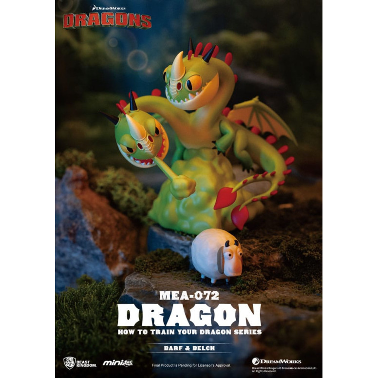 Beast Kingdom - Mini Egg Attack - Cómo entrenar a su Dragon - set de 6 miniaturas