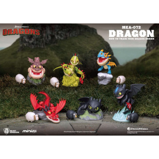 Beast Kingdom - Mini Egg Attack - Cómo entrenar a su Dragon - set de 6 miniaturas