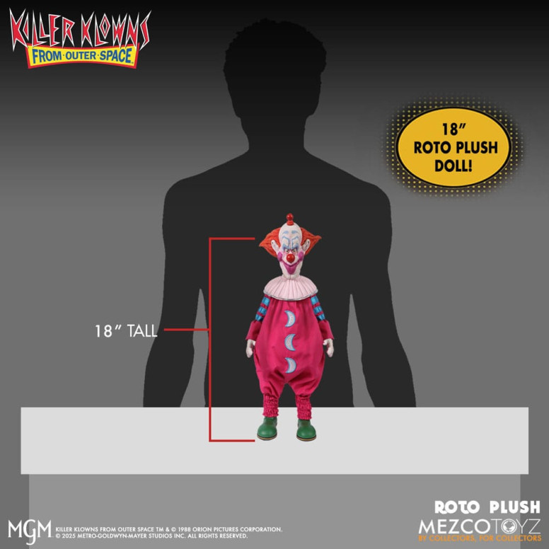 Mezco - Les Clowns tueurs venus d'ailleurs - Roto Doll SLIM - Mega Designer Serie Killer Klowns from Outer Space