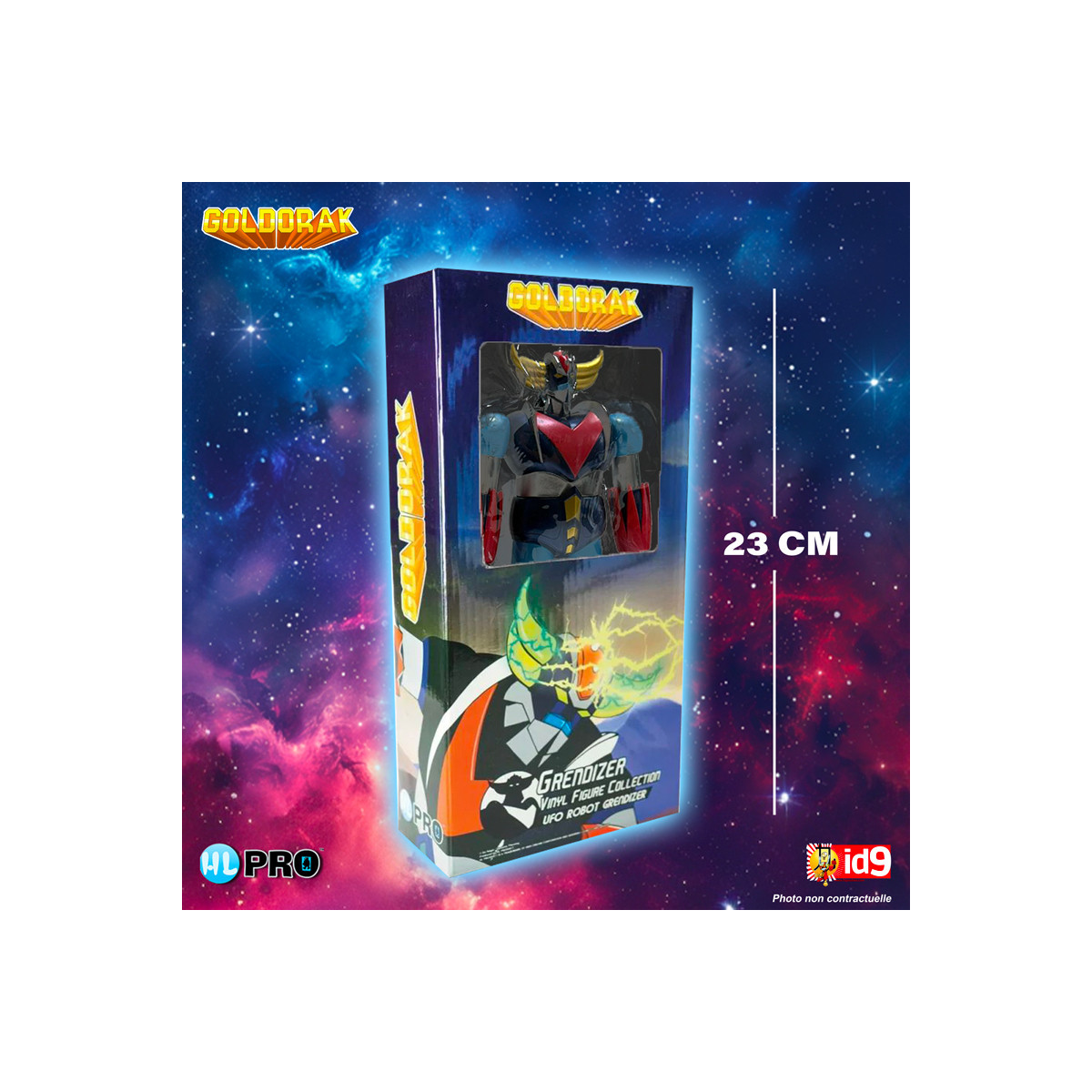 HL Pro - Grendizer Classic Pintura Metálica 23cm (Logo Francais) Figura