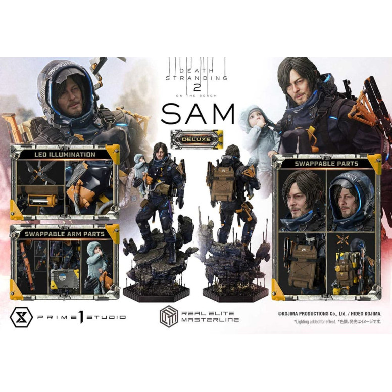 Prime 1 Studio -Death Stranding 2: On the Beach - Sam Deluxe Bonus Version Real Elite Masterline Series 1/3