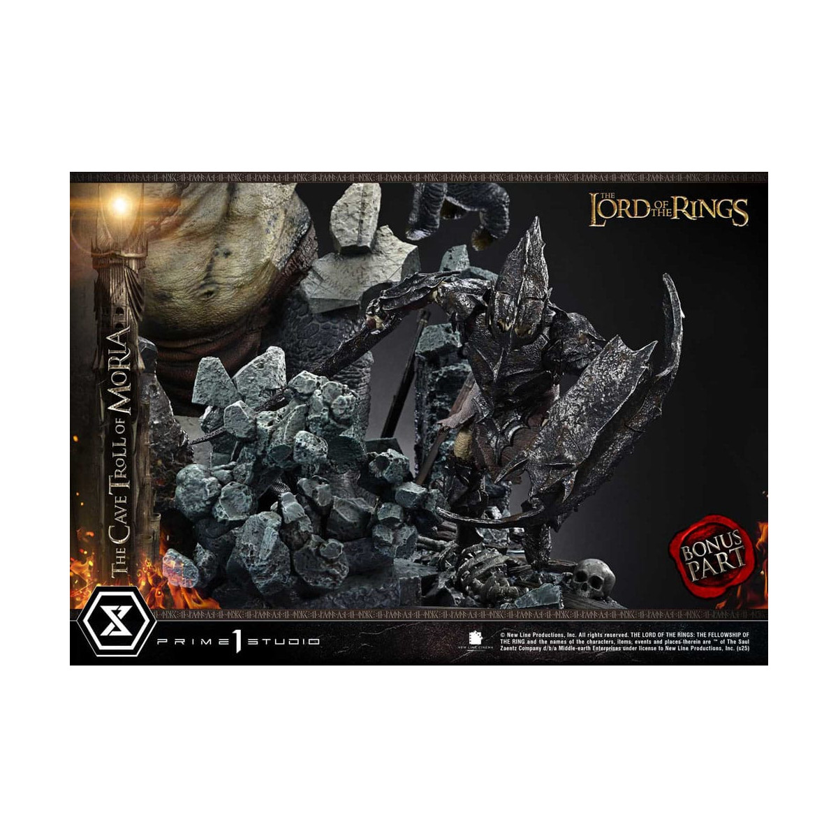 Prime 1 Studio - Cave Troll of Moria Bonus Version - El Señor de los Anillos Premium Masterline Series 1/6