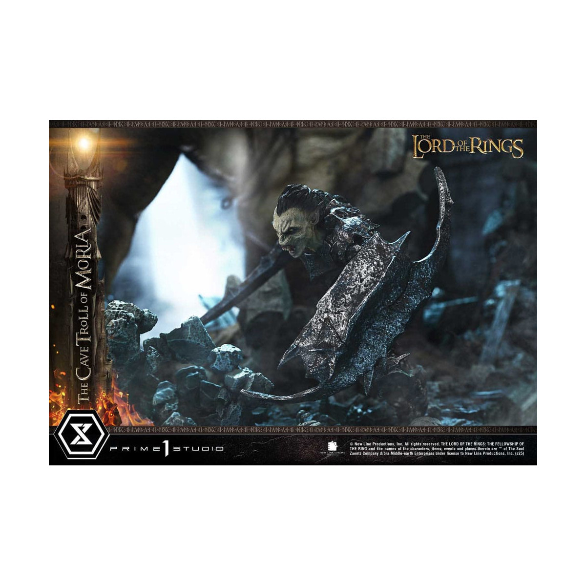 Prime 1 Studio - Cave Troll of Moria Bonus Version - El Señor de los Anillos Premium Masterline Series 1/6