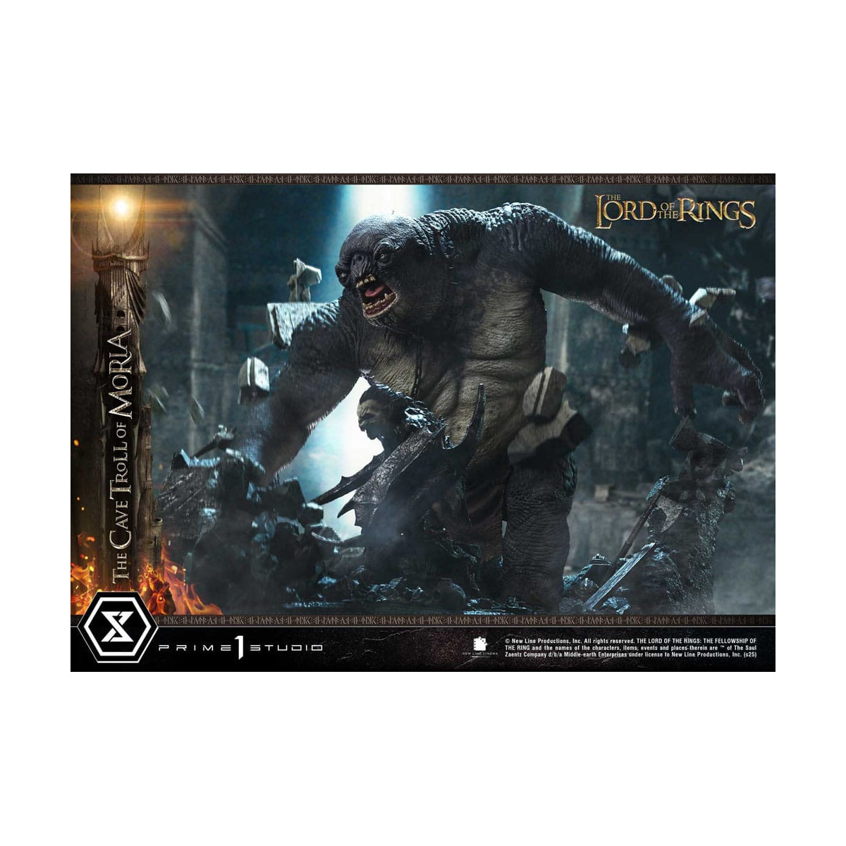 Prime 1 Studio - Cave Troll of Moria Bonus Version - El Señor de los Anillos Premium Masterline Series 1/6
