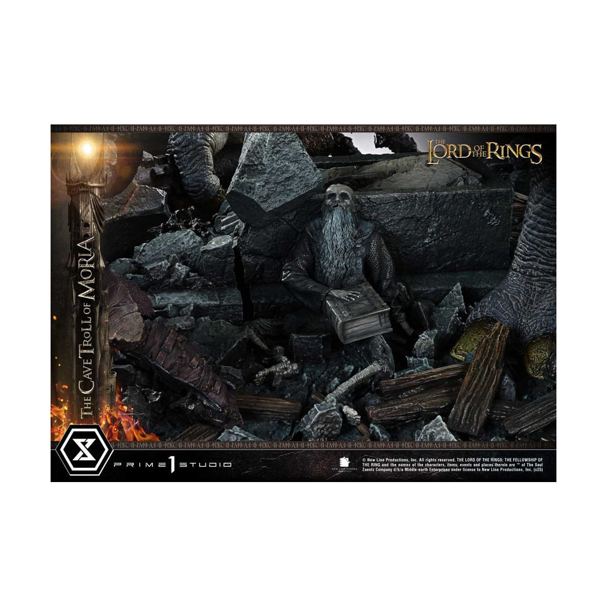Prime 1 Studio - Cave Troll of Moria Bonus Version - El Señor de los Anillos Premium Masterline Series 1/6