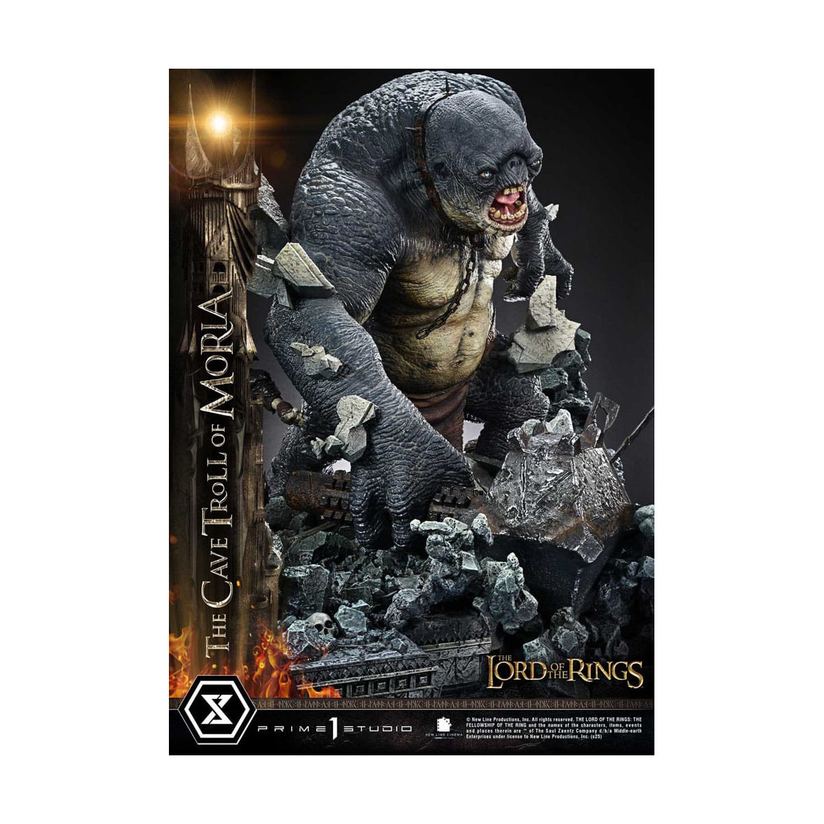 Prime 1 Studio - Cave Troll of Moria Bonus Version - El Señor de los Anillos Premium Masterline Series 1/6