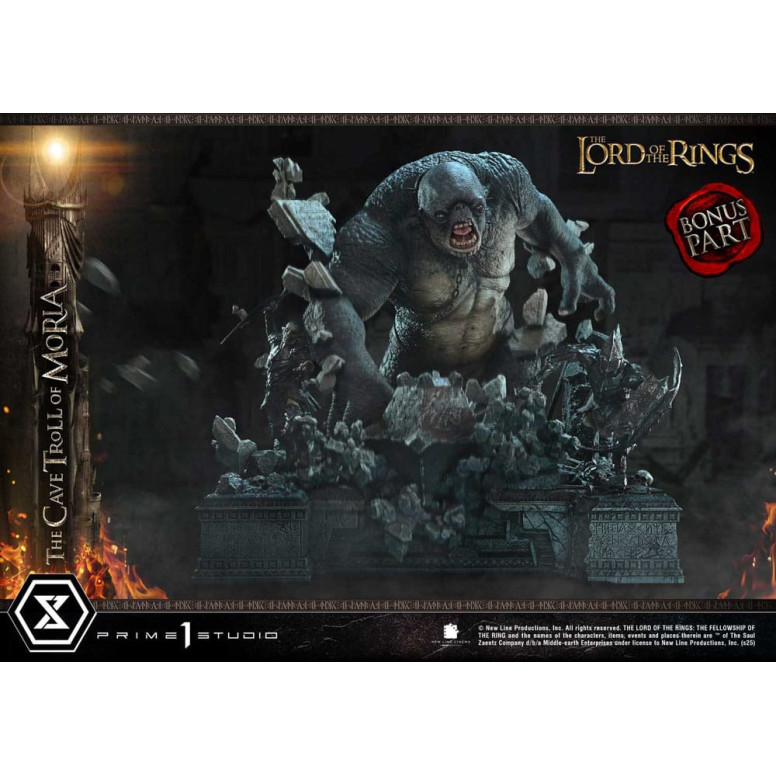 Prime 1 Studio - Cave Troll of Moria Bonus Version - El Señor de los Anillos Premium Masterline Series 1/6