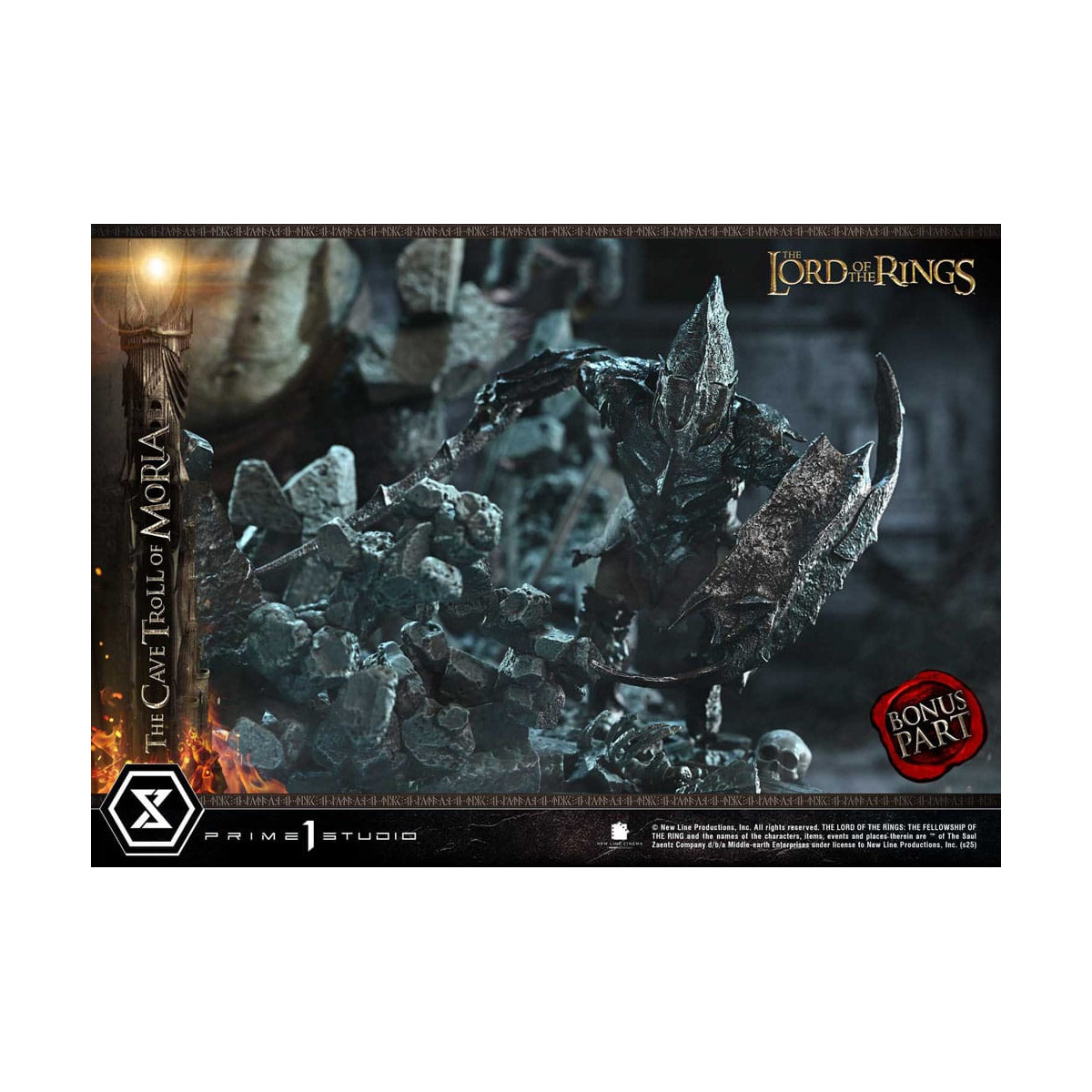 Prime 1 Studio - Cave Troll of Moria Bonus Version - El Señor de los Anillos Premium Masterline Series 1/6