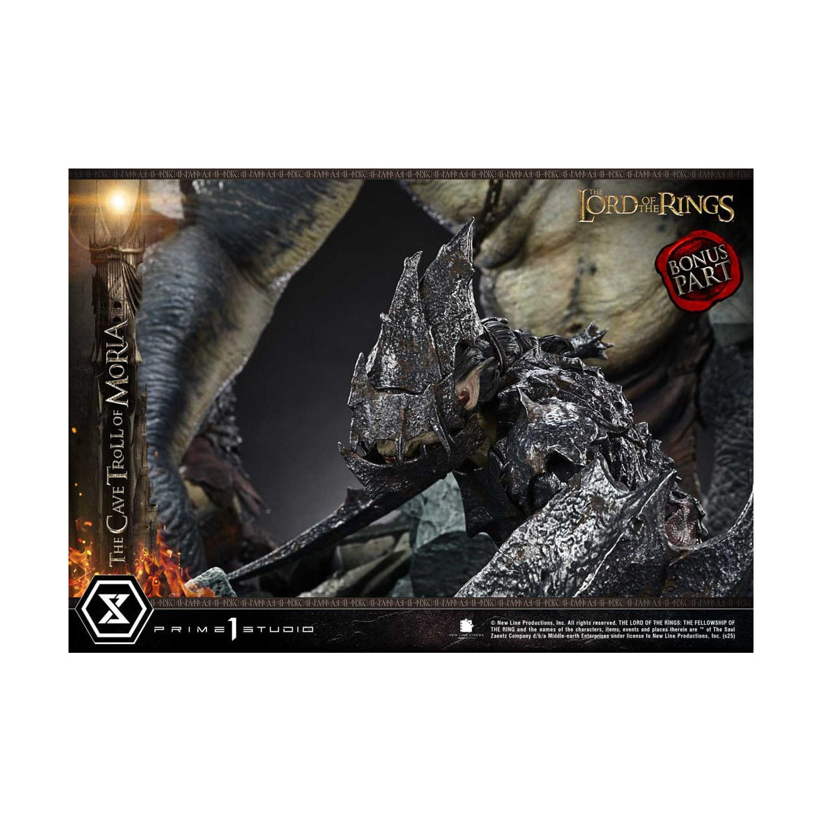 Prime 1 Studio - Cave Troll of Moria Bonus Version - El Señor de los Anillos Premium Masterline Series 1/6