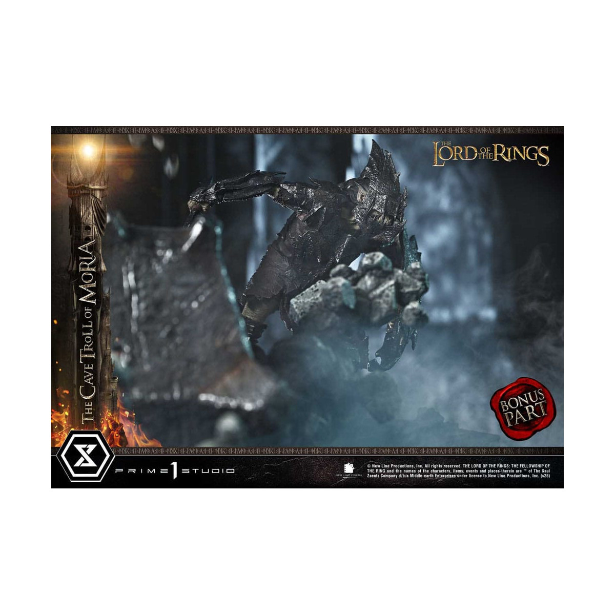 Prime 1 Studio - Cave Troll of Moria Bonus Version - El Señor de los Anillos Premium Masterline Series 1/6