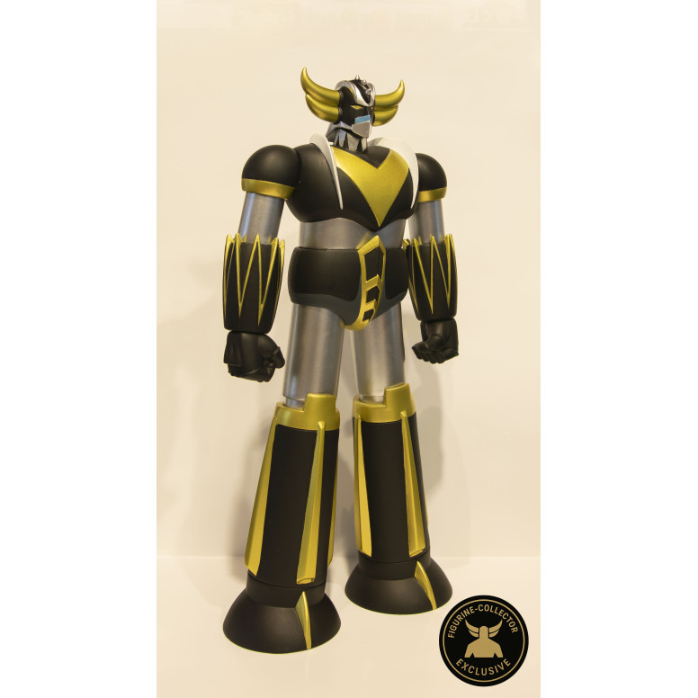HL Pro - Grendizer Coleccionista de Figuras Exclusivo Negro y Oro - Jumbo Machinder - Shogun Warrior Ufo Robot Grendizer
