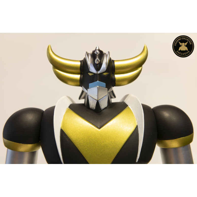 HL Pro - Grendizer Coleccionista de Figuras Exclusivo Negro y Oro - Jumbo Machinder - Shogun Warrior Ufo Robot Grendizer