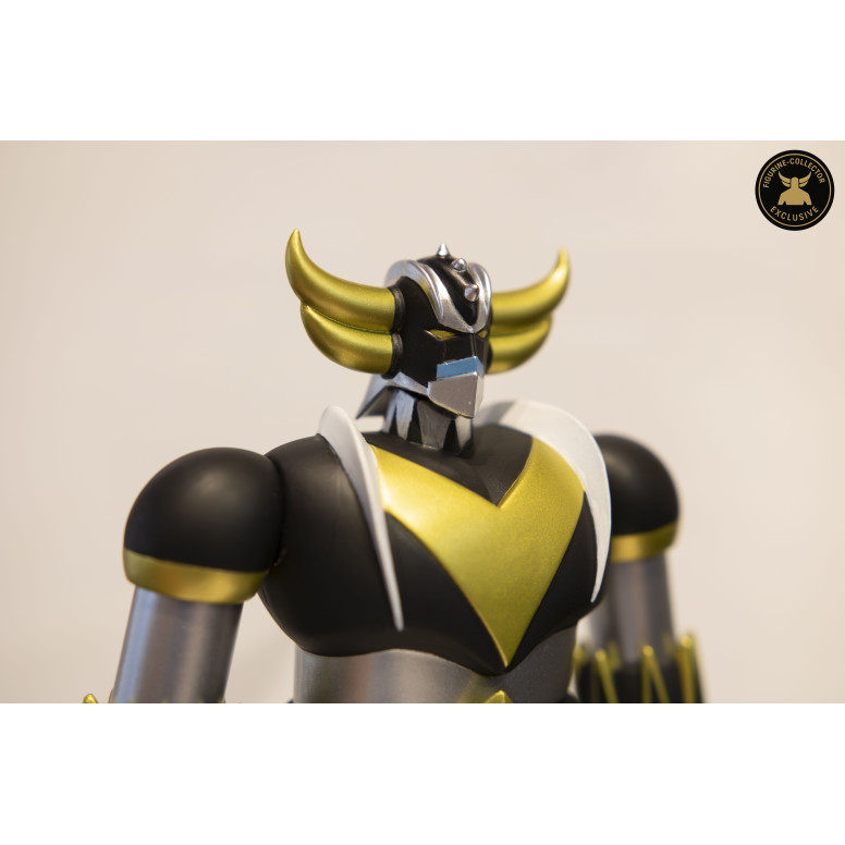 HL Pro - Grendizer Coleccionista de Figuras Exclusivo Negro y Oro - Jumbo Machinder - Shogun Warrior Ufo Robot Grendizer