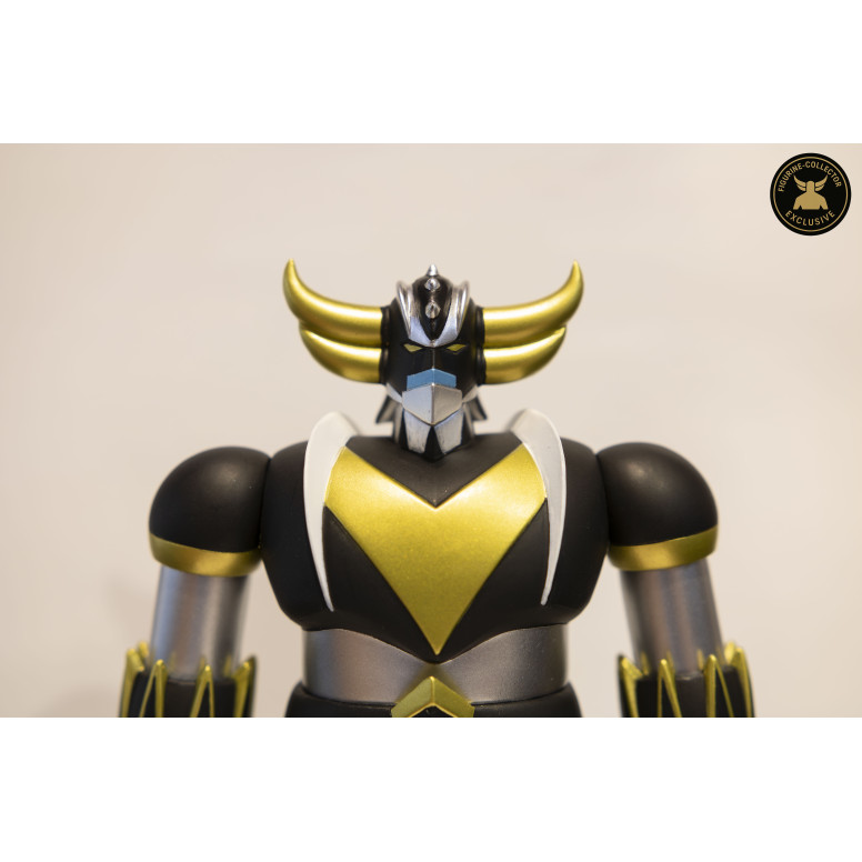 HL Pro - Grendizer Coleccionista de Figuras Exclusivo Negro y Oro - Jumbo Machinder - Shogun Warrior Ufo Robot Grendizer