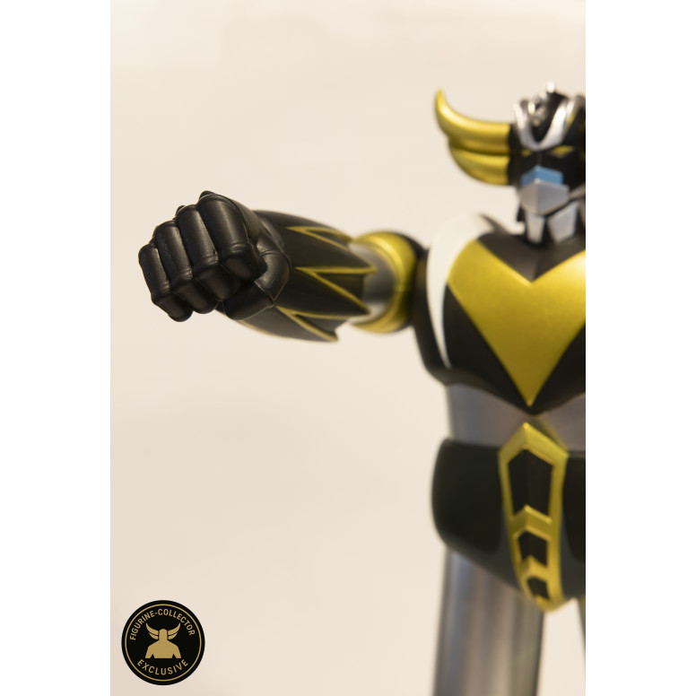 HL Pro - Grendizer Coleccionista de Figuras Exclusivo Negro y Oro - Jumbo Machinder - Shogun Warrior Ufo Robot Grendizer