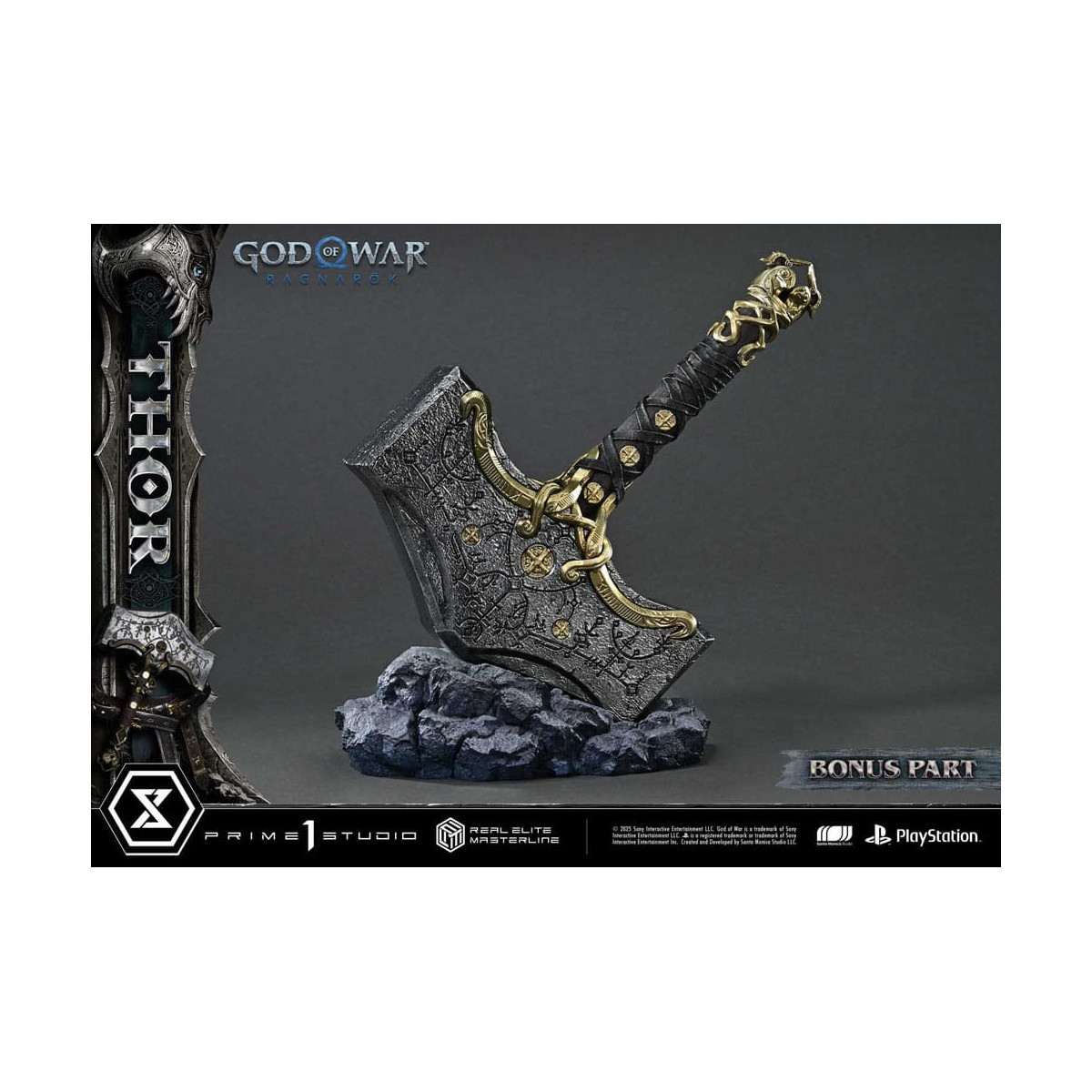 Prime 1 Studio - God of War: Ragnarok - Thor Deluxe Bonus Version - Real Elite Masterline Series 1/3