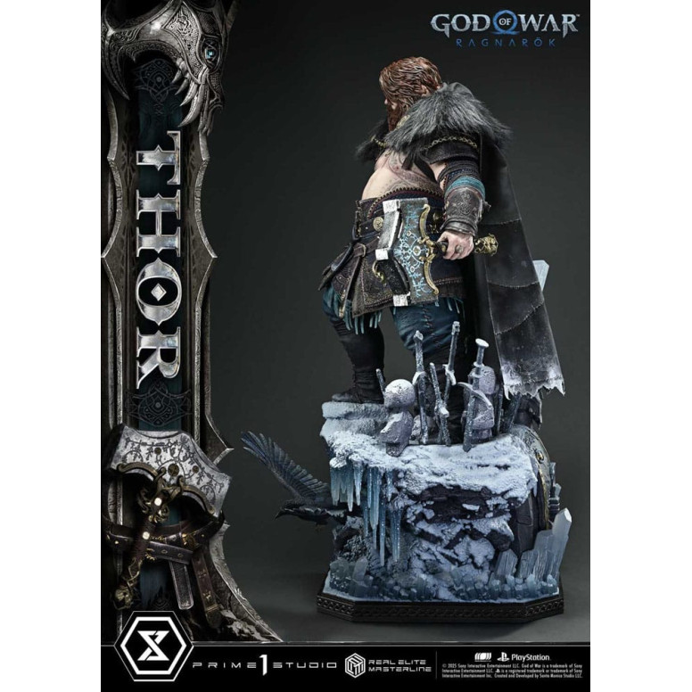 Prime 1 Studio - God of War: Ragnarok - Thor Deluxe Bonus Version - Real Elite Masterline Series 1/3