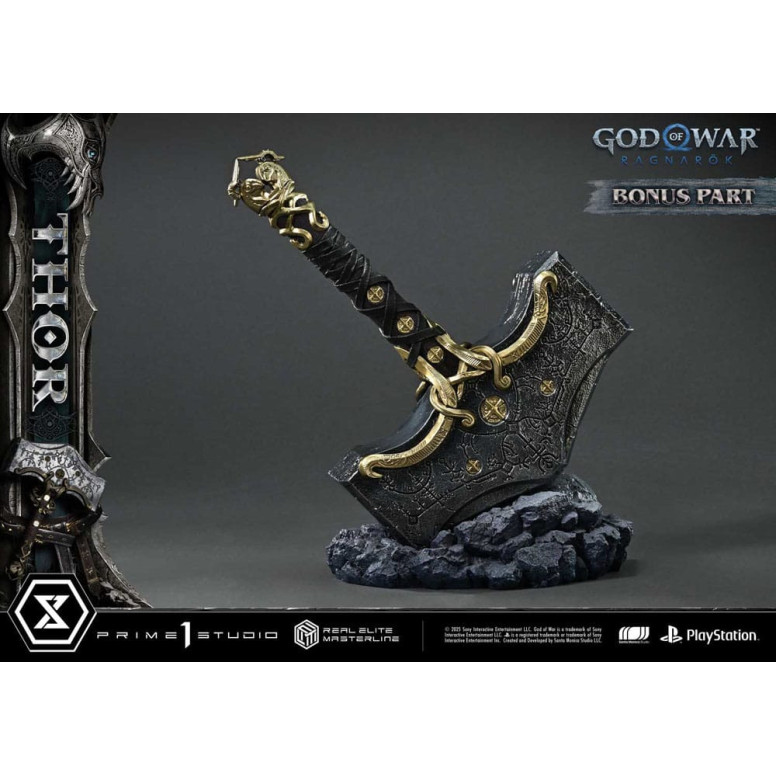 Prime 1 Studio - God of War: Ragnarok - Thor Deluxe Bonus Version - Real Elite Masterline Series 1/3