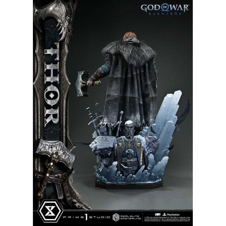 Prime 1 Studio - God of War: Ragnarok - Thor Deluxe Bonus Version - Real Elite Masterline Series 1/3