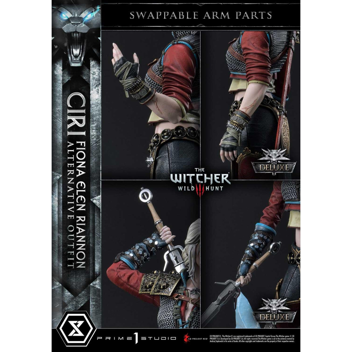 Prime 1 Studio - The Witcher 3: Wild Hunt - Ciri Fiona Elen Riannon Traje Alternativo DX Bonus Version Premium Masterline 1/4