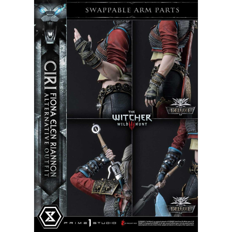 Prime 1 Studio - The Witcher 3: Wild Hunt - Ciri Fiona Elen Riannon Traje Alternativo DX Bonus Version Premium Masterline 1/4