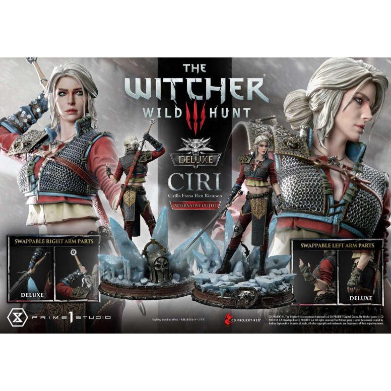 Prime 1 Studio - The Witcher 3: Wild Hunt - Ciri Fiona Elen Riannon Traje Alternativo DX Bonus Version Premium Masterline 1/4