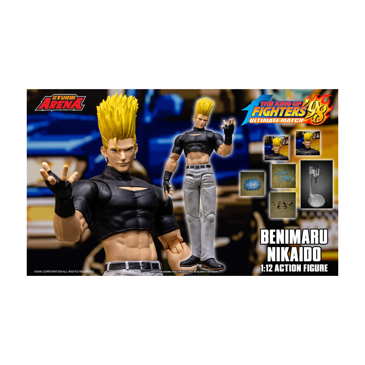 Storm Collectibles - The The King of Fighters'98 UM - Benimaru Nikaido (Hero Team) Storm Arena 1/12