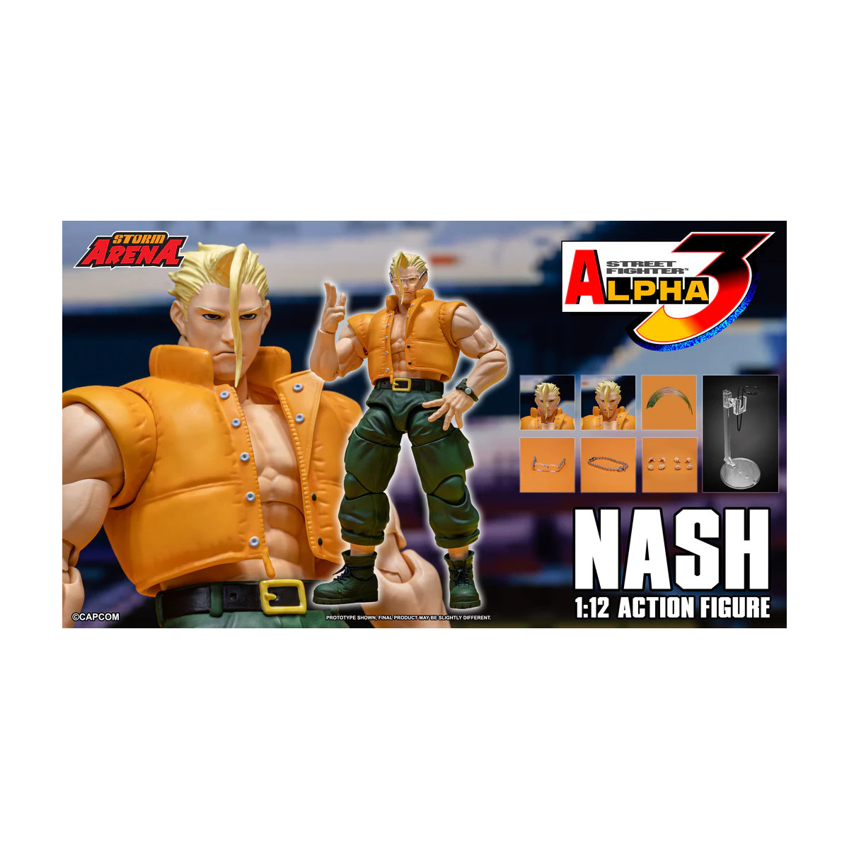 Storm Collectibles - NASH (Charlie) - Street Fighter Alpha Storm Arena 1/12