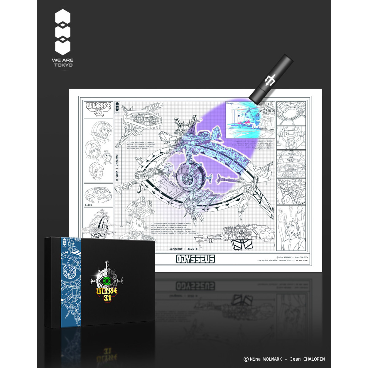 Ulises 31 Uv Art Print - Odiseo A4 - We Are Tokyo