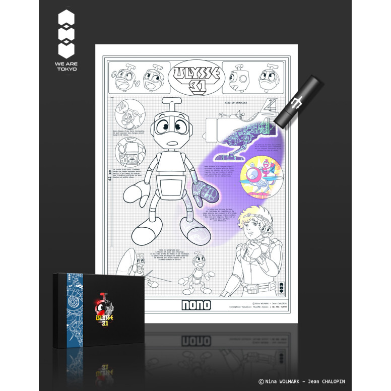Ulises 31 Uv Art Print - Nono A3 - We Are Tokyo