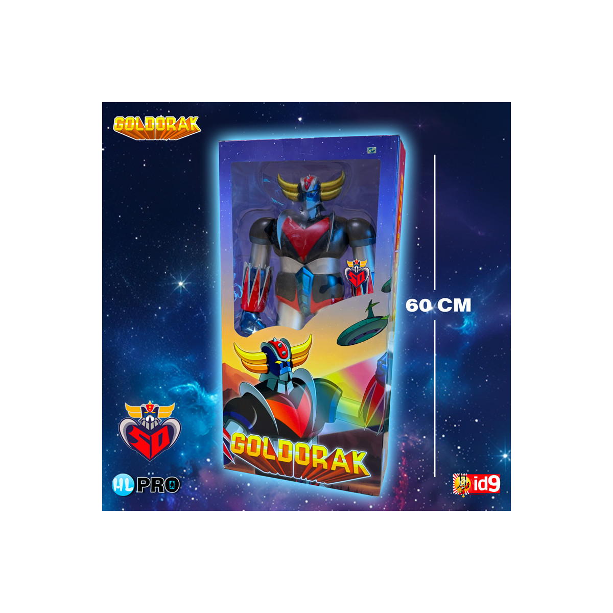 HL Pro - Grendizer Metallic Touch 50Th Anniv 60cm (Logo Francais)